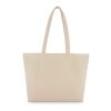 Baumwoll-Tragetasche mit Reißverschluss OEKO-TEX® 47 x 11 x 35cm 320g/m² Ecru
