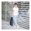 rPET 600D Navi Laptop-Rucksack 36 x 40 x 10 cm blau/schwarz | ohne Werbeanbringung | Nicht verfügbar | Nicht verfügbar