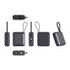 Nova Powerbank 22,5 W Power Delivery mit integrierten Kabeln 10.000 mAh Dunkelgrau | Digitaldruck | Oberseite | 45 mm x 35 mm