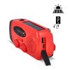 SafeSound Notfallradio Solar und Powerbank mit Handaufzug Rot Weiß