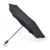 Luxuriöser 23” Wende-Regenschirm mit automatischer Öffnung und Schließung Schwarz