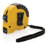 5m/19mm Maßband aus RCS recyceltem Kunststoff gelb-schwarz | ohne Werbeanbringung | Nicht verfügbar | Nicht verfügbar