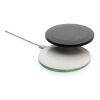 15W-Wireless-Fast-Charger aus recyceltem RCS-Kunststoff weiß | ohne Werbeanbringung | Nicht verfügbar | Nicht verfügbar