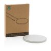 10W Wireless Charger aus RCS Standard recyceltem Kunststoff weiß | ohne Werbeanbringung | Nicht verfügbar | Nicht verfügbar