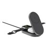 Quantum Ultra-Fast 3-in-1 25W faltbarer Wireless Charger grau-schwarz | ohne Werbeanbringung | Nicht verfügbar | Nicht verfügbar