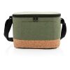 Two-Tone Kühltasche mit Korkdetails grün | ohne Werbeanbringung | Nicht verfügbar | Nicht verfügbar | Nicht verfügbar