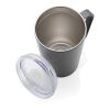 RCS recycelter Stainless Steel Isolierbecher mit Deckel anthrazit | ohne Werbeanbringung | Nicht verfügbar | Nicht verfügbar