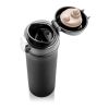 Easy Lock Vakuum-Flasche aus RCS recyceltem Stahl schwarz | ohne Werbeanbringung | Nicht verfügbar | Nicht verfügbar