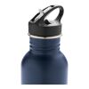 Deluxe Sportflasche aus Edelstahl navy blau | ohne Werbeanbringung | Nicht verfügbar | Nicht verfügbar | Nicht verfügbar