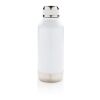 Auslaufsichere Vakuumflasche mit Logoplatte weiß | ohne Werbeanbringung | Nicht verfügbar | Nicht verfügbar | Nicht verfügbar