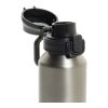 Via RCS Re-Steel Sportflasche mit Verschluss, 600ml silber | ohne Werbeanbringung | Nicht verfügbar | Nicht verfügbar