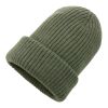 Impact AWARE™ Polylana® doppelt gestrickte Mütze grün | ohne Werbeanbringung | Nicht verfügbar | Nicht verfügbar | Nicht verfügbar