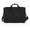 "Laluka AWARE™ 15.4"" Laptop-Tasche aus recycelter Baumwolle schwarz | ohne Werbeanbringung | Nicht verfügbar | Nicht verfügbar | Nicht verfügbar
