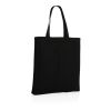 Impact AWARE™ recycelte Baumwolltasche 145gr mit Boden schwarz | ohne Werbeanbringung | Nicht verfügbar | Nicht verfügbar | Nicht verfügbar