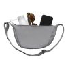 Crescent AWARE™ RPET Half-Moon Sling Tasche Silbergrau | ohne Werbeanbringung | Nicht verfügbar | Nicht verfügbar | Nicht verfügbar