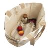 BEAU AWARE™ Allround-Shopper aus rec. Canvas 400gr/m² weiß