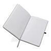 A5 Hardcover Notizbuch aus PU Hellgrau | ohne Werbeanbringung | Nicht verfügbar | Nicht verfügbar