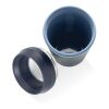 Topl-Becher aus rec. Kunststoff mit 360-Grad-Deckel 354ml navy blau | ohne Werbeanbringung | Nicht verfügbar | Nicht verfügbar