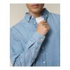 POD Stanley&Stella - Stanley Denim Shirt hellblau | S | DTF Linke Brust