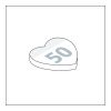Haftnotizblock Form 125 × 72 mm formgestanzt 100 × 60 mm | 50.0 | Oval