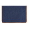 VINGA Bosler 14" Laptop-Tasche aus GRS recyceltem Canvas navy blau | ohne Werbeanbringung | Nicht verfügbar | Nicht verfügbar