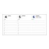 Tisch-Querkalender Master Monatsregister EXPRESS 1 Woche = 2 Seiten 8–21 Uhr 304 × 135 mm | ohne Werbeanbringung | ohne Werbeanbringung