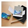 POLYCLEAN rPET Displaytuch im Papieretui, All-Inclusive-Paket  ohne Werbeanbringung | 15 x 15 cm