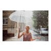 30" Regenschirm weiß