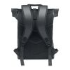 15" Rolltop-Rucksack PU schwarz | ohne Werbeanbringung | Nicht verfügbar | Nicht verfügbar