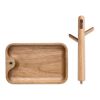 Schlüsselhalter Akazienholz holzfarben