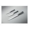 Messer-Set Edelstahl 3-tlg. silber