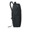 15" PU RPET Laptop-Rucksack schwarz