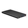 Solar Powerbank 8000 mAh aus Aluminium schwarz | ohne Werbeanbringung | Nicht verfügbar | Nicht verfügbar