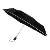 Automatik Taschenschirm 'Retro' aus Pongee-Polyester Hellgrau | ohne Werbeanbringung | Nicht verfügbar | Nicht verfügbar