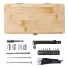 Bambus-Werkzeugsatz Elmar Braun | ohne Werbeanbringung | Nicht verfügbar | Nicht verfügbar
