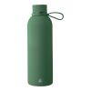 Doppelwandige Trinkflasche aus recyceltem Edelstahl (500 ml) Sena Blau | ohne Werbeanbringung | Nicht verfügbar | Nicht verfügbar