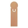 Lesezeichen Clay | Recycelter Karton Braun
