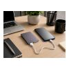 Powerbank 'Blogger' aus Kunststoff Silber
