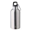 Einwandige Flasche aus recyceltem Edelstahl (400 ml) Sable Silber