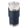 Recycelter Edelstahl-Reisebecher (350 ml) Ayen beige
