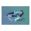Mini-Taschenlampe aus Aluminium mit Karabiner Schwarz | ohne Werbeanbringung | Nicht verfügbar | Nicht verfügbar