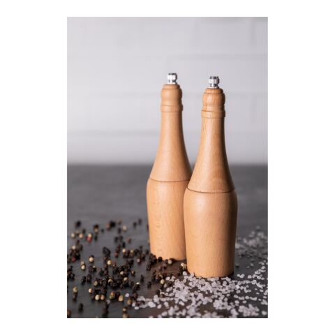 Salz und Pfeffermühlen Set "Duo", natur natur | ohne Werbeanbringung | Nicht verfügbar | Nicht verfügbar