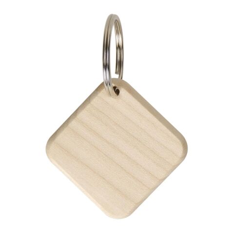 Holzschlüsselanhänger &quot;Maple&quot; eckig natur | ohne Werbeanbringung | Nicht verfügbar | Nicht verfügbar
