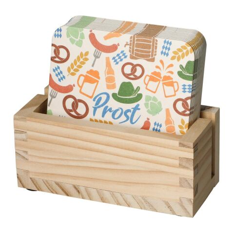 Bierdeckel-Ständer "Gastro" natur | ohne Werbeanbringung | Nicht verfügbar | Nicht verfügbar