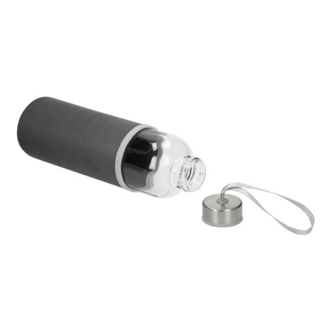 Glasflasche mit Hülle &quot;Pure&quot;, 0,7l transparent | ohne Werbeanbringung | Nicht verfügbar | Nicht verfügbar