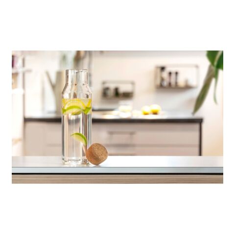 Glaskaraffe "Pour", 1,1 l transparent | ohne Werbeanbringung | Nicht verfügbar | Nicht verfügbar