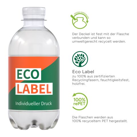 330 ml Vitaminwasser "Zitrone-Kaktus" - Eco Label 4C Eco Label