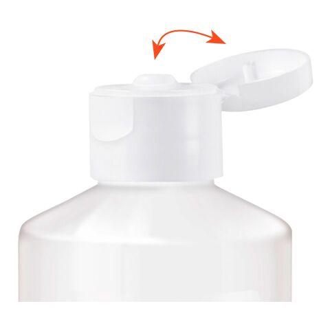 50 ml Flasche - Sportgel - Body Label Weiß | ohne Werbeanbringung