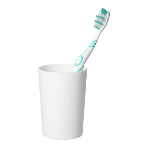 Zahnputzbecher &quot;Pure&quot; weiß | ohne Werbeanbringung | Nicht verfügbar | Nicht verfügbar