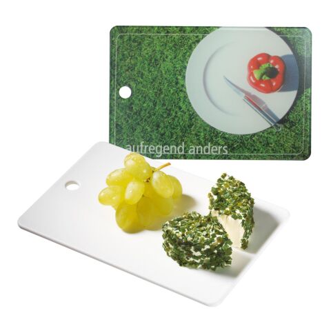 Schneidbrett &quot;Brotzeit&quot; weiß | ohne Werbeanbringung | Nicht verfügbar | Nicht verfügbar